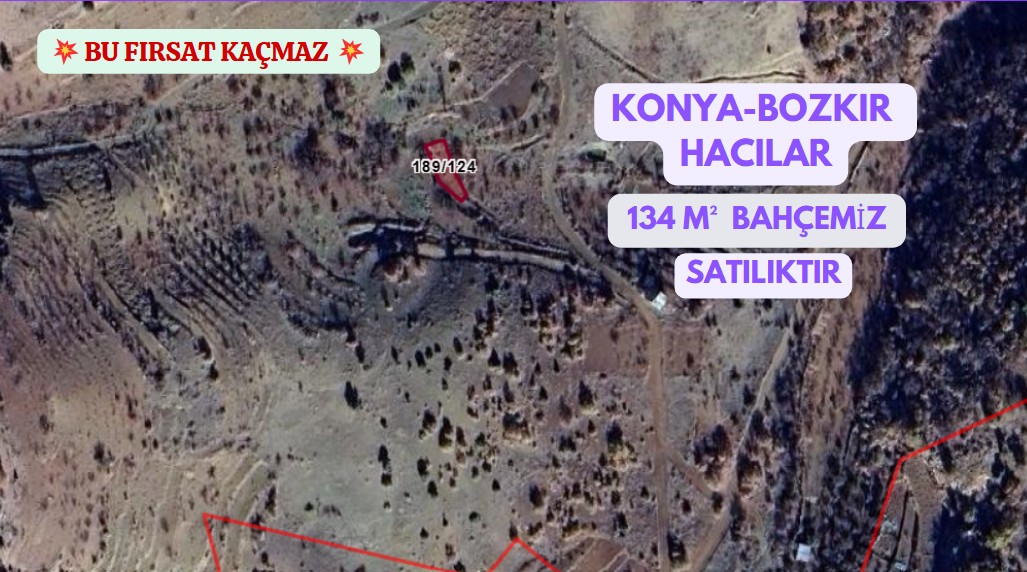 KONYA BOZKIR HACILAR KÖYÜNDE 134M² BAHÇEMİZ SATILIKTIR - KONYA BOZKIR fotoğraf 14